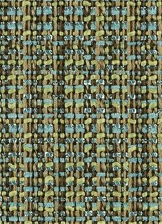 a brown and blue checkered pattern on fabric