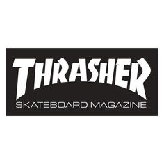 the thrash skateboard magazine logo