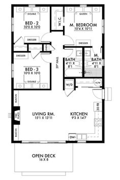 the floor plan for a two bedroom apartment