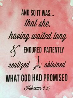 a pink watercolor background with the bible verse written in black and white on it