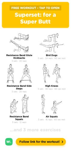 an exercise poster with instructions for the upper body and lower body workout, including exercises to help