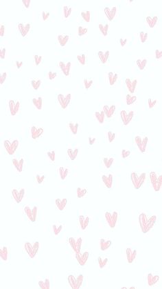 pink hearts on white background for valentine's day wallpaper or scrapbook cover