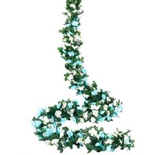 an image of the letter s made out of flowers