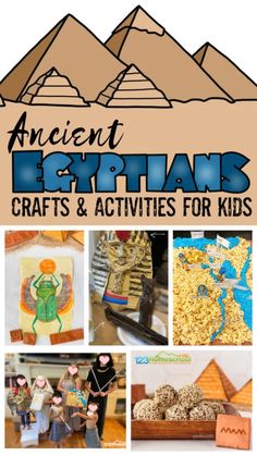 Egypt Day At School, Ancient Egyptian Projects, Ancient Egypt Homeschool Activities, Egypt Art Project, Egypt For Preschoolers, Build A Pyramid Kids Ancient Egypt, Egypt Kindergarten Activities, Ancient Egypt Preschool Activities