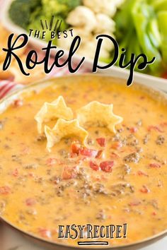 the best rotel dip recipe is easy to make and tastes just as good as it looks