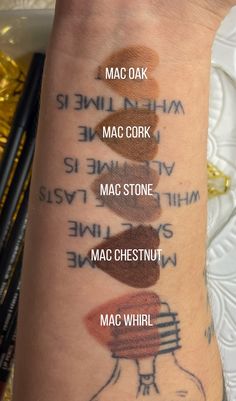 9 Gorgeous MAC Brown Lip Liner Swatches, Review & Comparison Mac Brown Lip Liner, Brown Lipstick Aesthetic, Mac Stone Lip Liner, Mac Swatches, Whirl Lip Liner, Spice Lip Liner