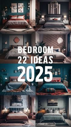 #girlsroom #bedroomideas #dormdecor #bohobedroom #bohochic #homedecortips Bedroom Ideas With Furniture, Black Blue Bedroom Ideas, Bedroom Style Inspiration, Bedroom Elevation Interior, Men’s Bedroom Color Scheme, Dark Tones Bedroom, Home Trends For 2025, Dark Relaxing Bedroom, Mix Bedroom Furniture Ideas