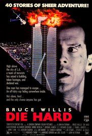 the movie poster for die hard