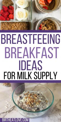 an image of breakfast ideas for milk supply