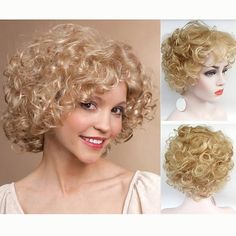 Category:Synthetic Wig; Gender:Women's; Wig Type:Carnival Wig,Halloween Wig; Style:Curly; Cosplay Works:Roaring 20s; Color Shade:Blonde; Hair Material:Synthetic Hair; Texture:Curly; Length:Short; Net Weight:0.15; Listing Date:12/25/2015; Base Categories:Personal Care,Synthetic Wigs,Hair Extensions  Wigs,Health  Beauty Curly Wig Short, Blonde Christmas, 12 Inch Hair, Petite Blonde, Color Rubio, Wig Curly, Halloween Wigs, Short Curly Wigs, Wig Short