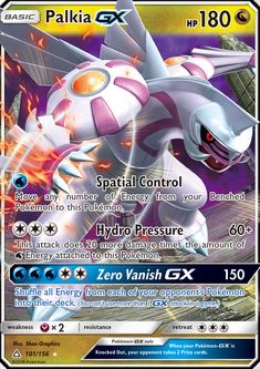 a card with an image of a white and pink pokemon