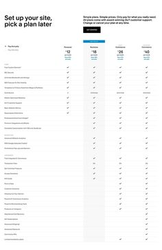 the pricing sheet is shown with different items for each item, including price tags and prices