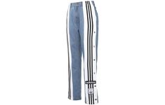 Cheap Trendy Adidas Bottoms, Low Rise Adidas Pants, Cheap Fitted Adidas Bottoms, Adidas Trainerhose, Adidas Popper Pants, Adidas Fabric, Adibreak Track Pants, Adidas Hose, Adidas Originals Women