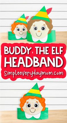 the elf headband is made out of paper