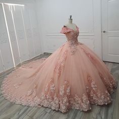 Pink Quinceanera Dresses Sweet 16 Beaded Off Shoulder Floral Party Ball Gown New | eBay Xv Dresses, Quinceanera Pink, Quinceanera Themes Dresses, Sweet 16 Dress, Quinceñera Dresses, Quinceanera Dresses Pink, Pink Ball Gown, Pretty Quinceanera Dresses, Quince Dress