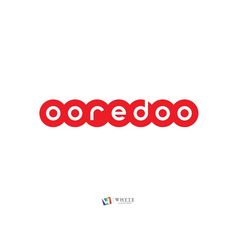 the word oeredo written in red on a white background