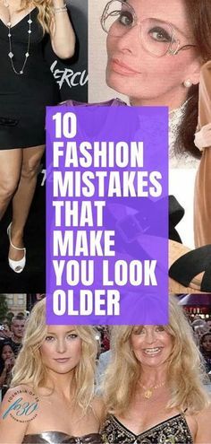 Mode Over 50, Beauty Mistakes, 60 Fashion