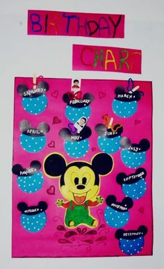 a birthday card with mickey mouse on it