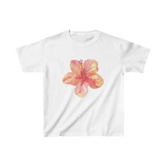 Baby Tees Aesthetic, Baby Tee Aesthetic, Tees Aesthetic, 90s Baby, Floral Outfit, Hibiscus Flower, Summer Tee