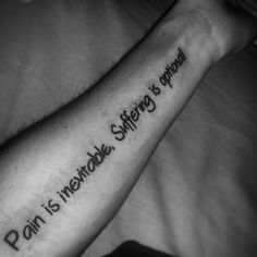 Forearm Text Tattoo, Leg Writing Tattoo, Arm Writing Tattoo, Script Tattoos, Tattoo Writing, Writing Tattoo, Tattoo Quote, Omerta Tattoo, Half Sleeve Tattoos For Guys