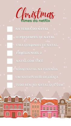 a christmas list is shown in spanish