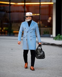 Man Closet, Senior Fashion, Smart Wear, Southern Gentleman, Double Breasted Overcoat, Gentlemen Wear, Wool Coats, Dapper Gentleman