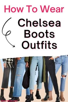 Outfits With Black Chelsea Boots, Outfits With Chelsea Boots Woman, Boots Outfits Women, Black Chelsea Boots Outfit Women, Chelsea Boots Women Outfit, Chelsea Boots With Jeans, Black Chelsea Boots Outfit, How To Style Chelsea Boots, Chelsea Boot Outfits Women