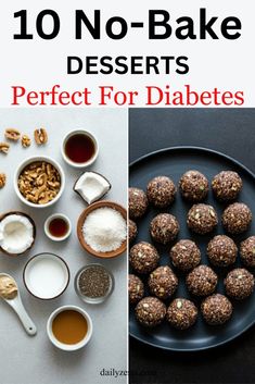 40 Delicious Diabetes-Friendly Dinner Recipes for Diabetic Living – Daily Zests for Wellness Sweets For Diabetics, Cookie Dough Bars, Healthy Sweet Treats, Chia Seed Pudding, Bake Desserts, Low Carbohydrates, Sugar Free Chocolate, No Bake Treats, Natural Sweeteners