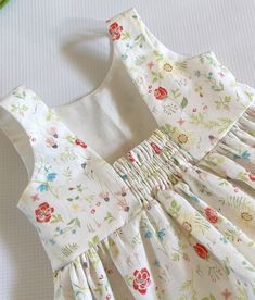 Cotton Frocks For Kids, Garden Of Flowers, Frocks For Kids, Kids Dress Collection, Baby Clothes Patterns Sewing, Tiny Garden, Sewing Baby Clothes