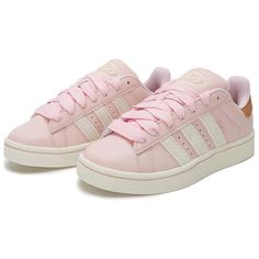 (WMNS) adidas Campus 00s 'Pinkk White' IH3280 - KICKS CREW 00 Campus Adidas, Pink Shoes Adidas, Baby Pink Sneakers, Brown And Pink Campus 00s, Aesthetic Shoes Sneakers Adidas, Teacher Tennis Shoes, Things To Put On Your Christmas Wishlist, Trendy Fall Shoes For Women, Addidas Shoes Campus 00s Pink