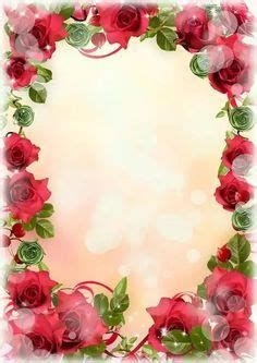 red roses with green leaves are arranged in the shape of a square frame on a white background