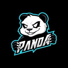 panda mascot with the word panda on it's chest