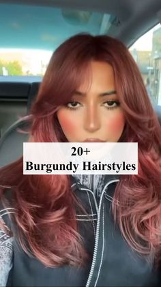 Transform your look with the rich, wine-inspired hues of burgundy hair, perfect for adding a touch of bold sophistication to your style.