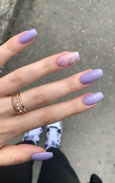 Light Purple Nails, Bitmoji Outfits, Outfits Baddie, Lilac Nails, Purple Acrylic Nails, Lavender Nails, Wedding Mehndi, Purple Nail, Classy Acrylic Nails