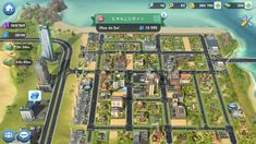 the city map is shown in this screenshot from simescapea's game