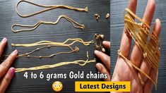 4 to 6 Grams Gold chainsLeight weight Gold chainsGold jewellery 6 Grams Gold Chains, Gold Chains Men, Chains Men, Gold Chains For Men, Gold Jewellery, Latest Design, Gold Chains, Gold Jewelry