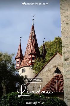 A colourful tower in Lindau, Germany Lakeside View, Sunny Weather, The Alps, Great Places