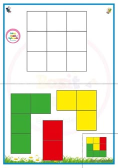 an image of a game with squares and rectangles on the same side, which is