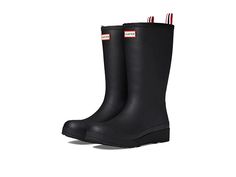 Hunter Play Tall Sherpa Insulated Boot - Women's Rain Boots : Black : Note: Select your US size. Please be advised, the product and box will display UK, US and Euro sizing. For US sizing, both men's and women's sizing is displayed. Men's sizing is represented by M and women's sizing is represented by F. ; Made for all kinds of outdoor activities, the Hunter Play Tall Sherpa Insulated Boots come with a signature brand detailing on the front. Rubber construction. Removable insole. Calf-length desi Sherpa Boots, Women's Rain Boots, Hunter Logo, Insulated Boots, Womens Rain Boots, Hunter Rain Boots, Hunter Shoes, The Hunter, Rubber Boots