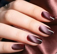 Wine Colored Nails, Elegant Nails Classy, Cherry Mocha Nails, Mocha Nails, Maroon Nail Designs, Maroon Nail, Cherry Mocha, Wine Nails, Beauty Hacks Nails