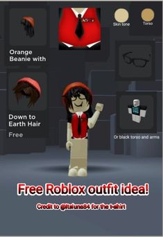 the roblox outfit is free to use