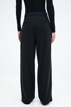 Handcrafted to last, designed for you to love—our Morrison Pants are your next signature cut. She’s fashioned from breathable European polyviscose and tailored to flatter with a wide-leg, high-waist silhouette. Featuring an angled button and hook closure that blends seamlessly into her pleats for unique visual movement, her style is ultra-wearable so you can drift easily from day to night.[SPLIT] Sam, in black, is 5'8" (173 cm) tall, wearing size XS. Astrid, in off white, is 5'9" (175 cm) tall, Swim Jewelry, Tunic Hoodie, Pants Outfit, Skirt Pants, Her Style, Tunic Dress, First Look, Black Pants, Winter Outfits