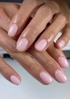 Pink Gel, Casual Nails, Jelly Nails, Neutral Nails, Clean Nails, Manicure Y Pedicure