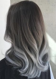 Grombre Hair, Lavender Hair Ombre, Natural Dark Hair, Ombre Hair Color Ideas, Dark Ombre Hair, Black Hair Ombre, Best Ombre Hair, The Right Hairstyles