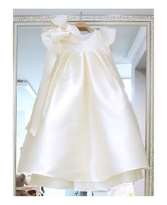 Get 10% off now! Buy elegant empire waist ivory satin flower girl dress at cheap price online. Free stable shipping and pro custom service since 2009. Girls Christening Dress, Christening Dress Baby Girl, Birthday Princess Dress, Purple Flower Girl Dress, Crinoline Skirt, Girls Communion Dresses, Satin Flower Girl Dress, Cheap Flower Girl Dresses