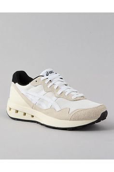 Recycled textile upper/Cush-Hole midsole structure from the ULTIMATE shoe improves cushioning and stability/Caldera outsole design Outsole Design, Asics Sneakers, Asics Men, Mens Joggers, Mens Outfitters, Mens Shoes Sneakers, Women's Jeans, American Eagle Outfitters, American Eagle