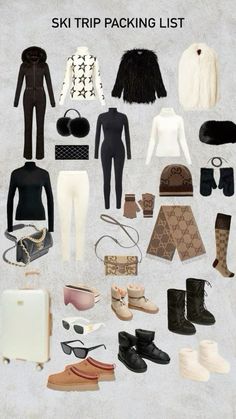 Winter Snowboarding Outfits, Outfits For Vail Colorado Winter, Snow Trip Essentials, Ski Holiday Packing List, Ski Outfit 2024, Luxury Ski Aesthetic, Skiing Trip Packing List, Alps Outfit Winter, Canada Packing List Winter