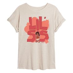 She will love showing off her style with this Disney's Moana 2 Simea Juniors' Lil' Sis Oversized Tee. © Disney FEATURES Short sleeves ScoopneckFIT & SIZING Oversized FitFABRIC & CARE Light Gray and Heather Colors: Cotton/Polyester ; Solid Colors: Cotton Machine wash Imported Size: Medium. Color: Birch. Gender: female. Age Group: kids. Moana 2, Lil Sis, Disney Moana, High Neck Tank Top, Big Sis, High Neck Tank, Raglan Tee, Boyfriend Tee, How To Show Love