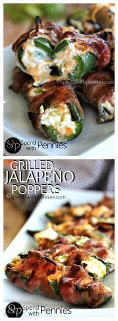 grilled jalapeno poppers with feta cheese and bacon