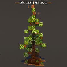 Minecraft Custom Tree Design, Spruce Tree Minecraft, Minecraft Tree Stump, Minecraft Tree Build